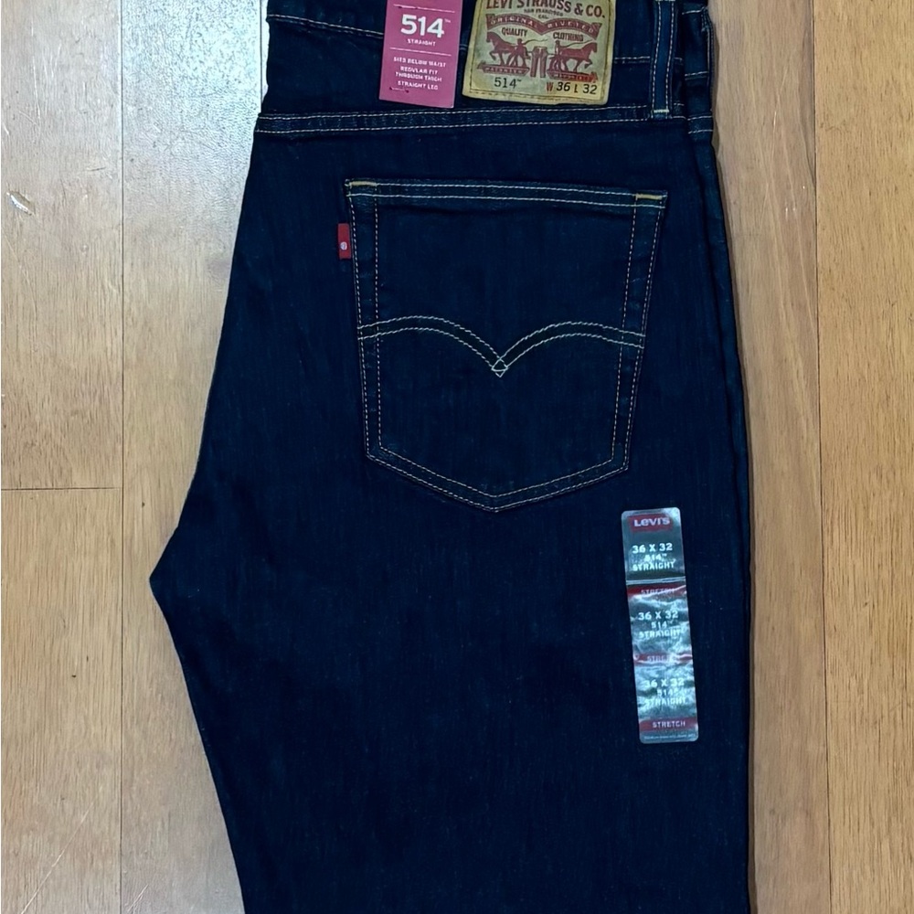 Levi's 514 Straight Stretch Jeans Men 36x32
